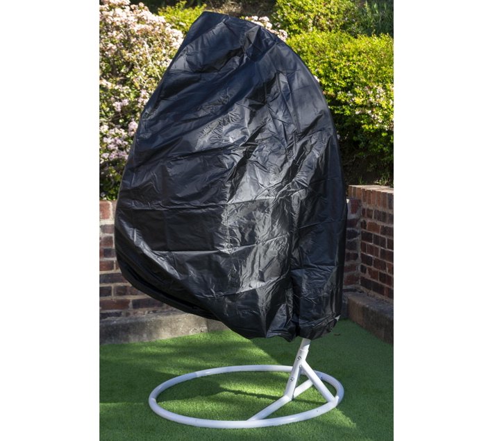 Someone’s in a Makro Fine Living Hanging Pod Chair Cover Black Mood