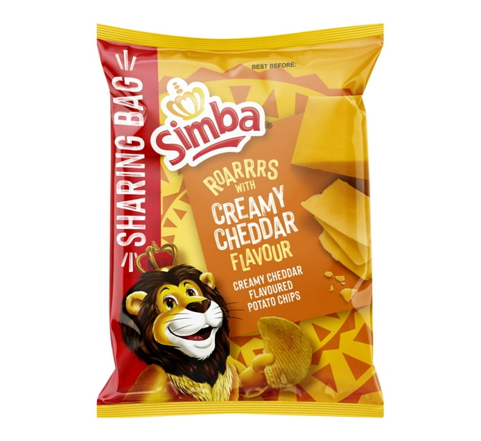 Simba Potato Chips Creamy Cheddar 15 X 200g Makro