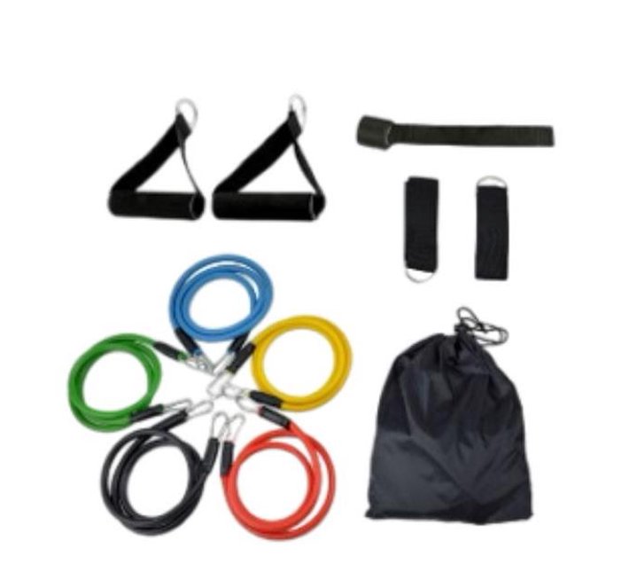 Someone’s in a Makro Multi Function Resistance Bands Set 11 Pieces