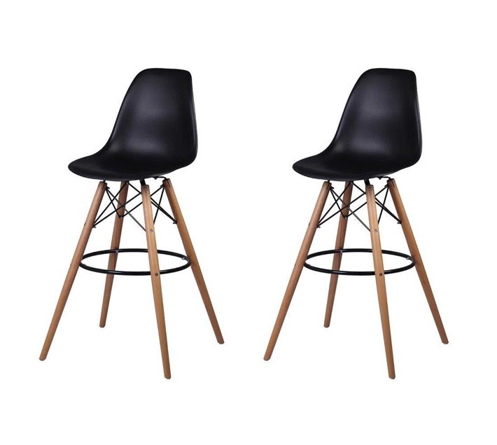 Someone’s in a Makro Modern Style Eiffel Chair Counter Bar Stools Set