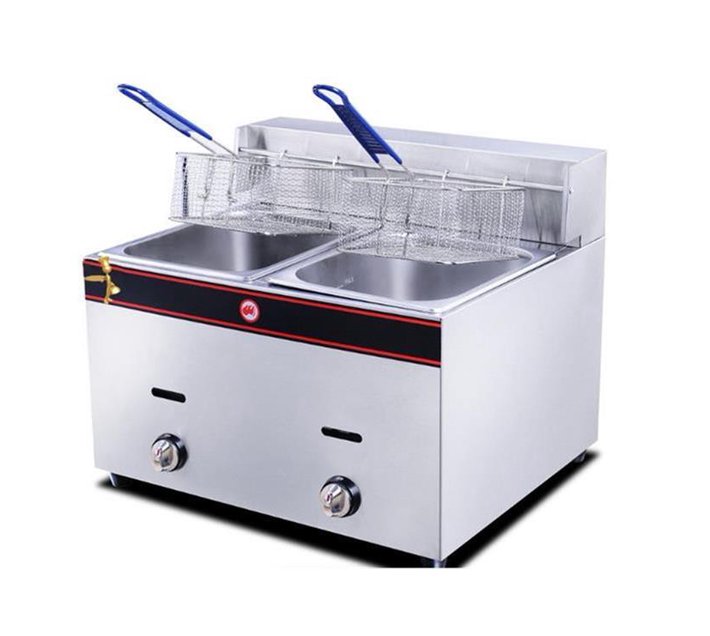 Gas 2 Tanks Deep Fryer Makro