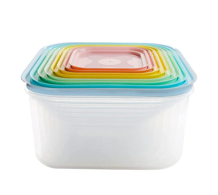 Someone’s in a Makro Pract Pack 8 Pack Multipurpose Plastic Storage Bowls with Lid