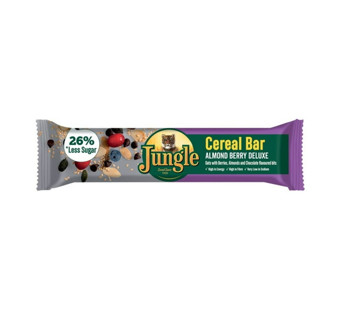 Jungle Cereal Bars Almond berry delux (30 x 40 g) | Makro