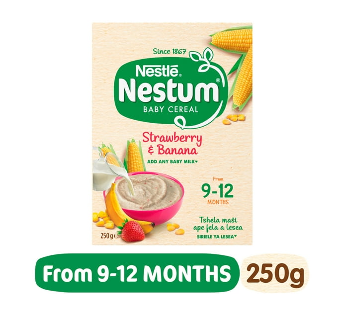Nestlé Nestum Strawberry and Banana Baby Cereal 250 g