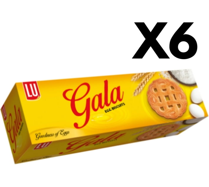 LU Gala Egg Biscuits Bakery Biscuit (130 g, Pack of 6) | Makro