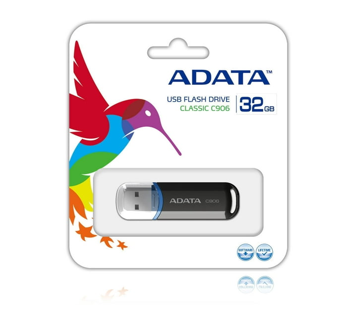 Someone’s in a Makro ADATA 32GB C906 USB 2.0 TypeA Black USB Flash
