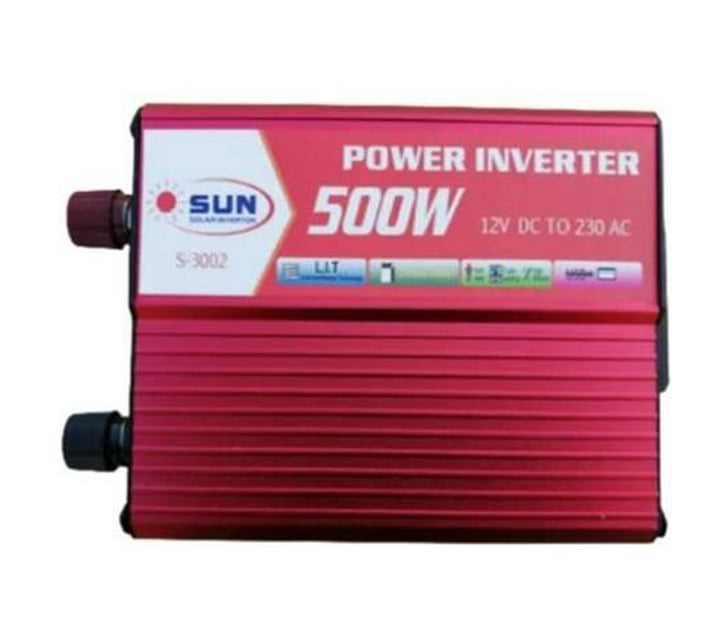 SUN Power Inverter 500W Peak 12V DC To 220V AC Modified Sine Wave