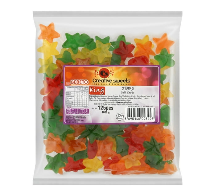 Someone’s in a Makro King Jelly Sweets Stars (1 x 1kg) Mood