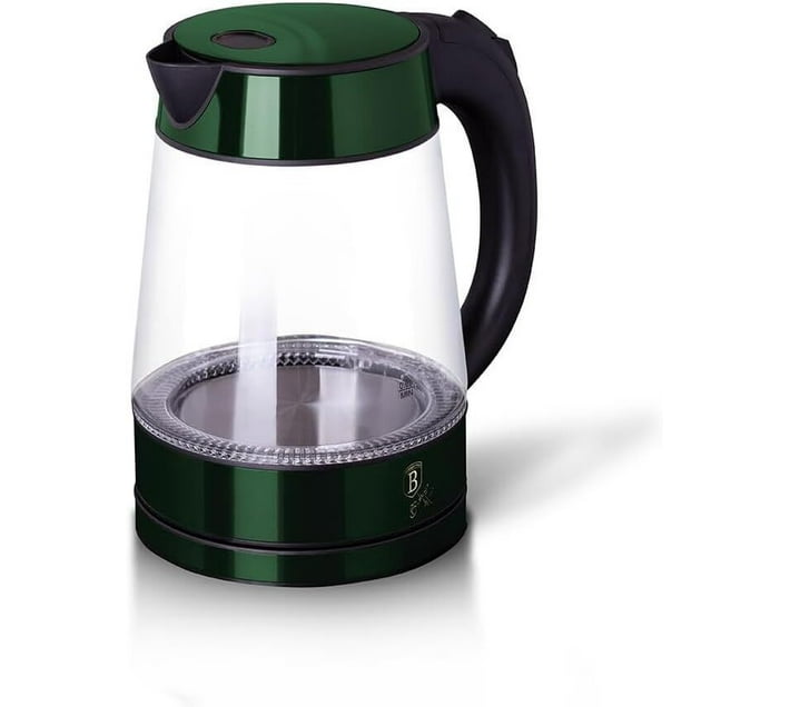 Berlinger Haus 1.7L Electric Glass Kettle emerald Beverage Maker (1.7