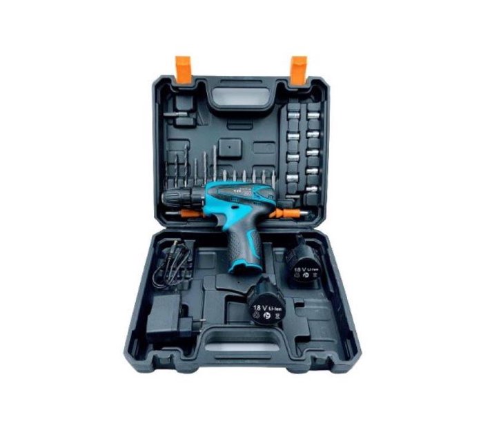 INE 18V LithiumIon Cordless Drill and Screwdriver Set Makro
