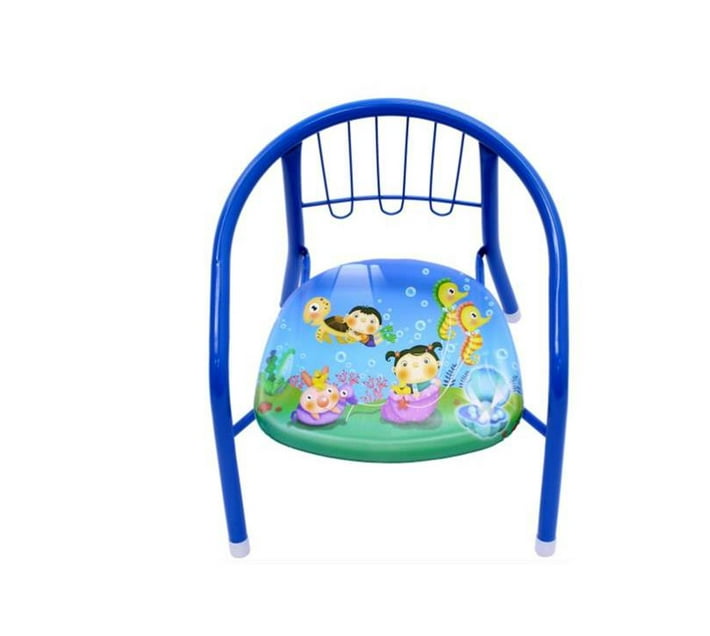 Someone’s in a Makro Kids / Kiddies Cushioned Metal Chair with Squeaky