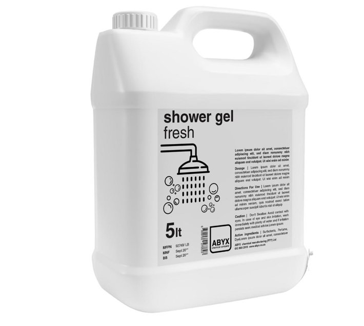ABYX Shower Gel Fresh 5 Litres Makro