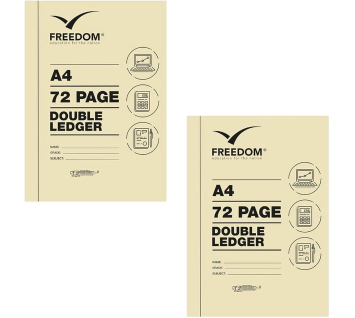 Buy Freedom 72 Pages Accounting Books A4 Journal Ledger (Beige) in Bulk ...