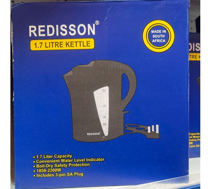 Buy Redission Kettle Electric Kettle (1.7 L, Black) in Bulk | Makro ...