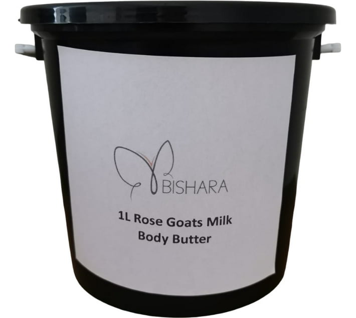 Bishara Cosmetics 1L Rose Goats Milk Body Butter (1 L) Makro
