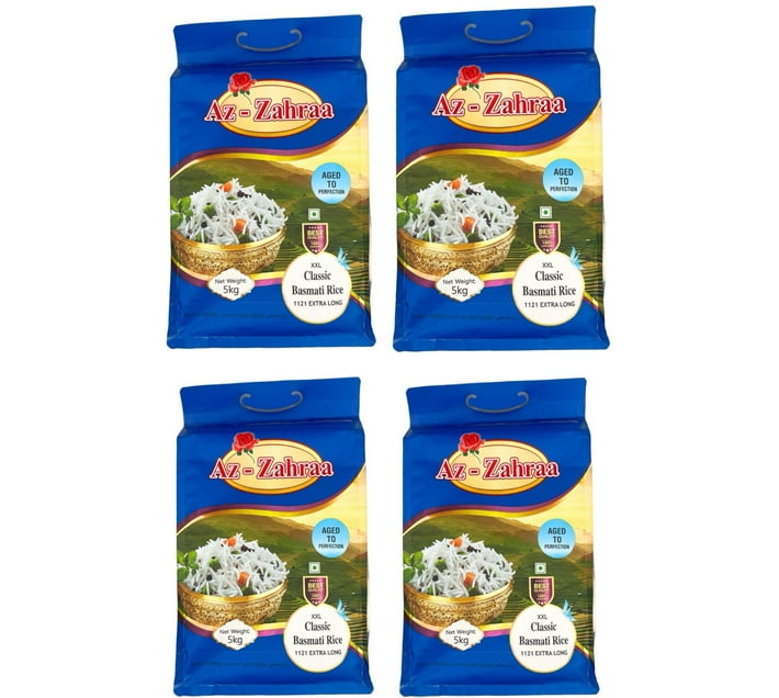 Buy az zahra XXL Classic 1121 Extra Long Basmati Rice (Steam) (Pack Of ...