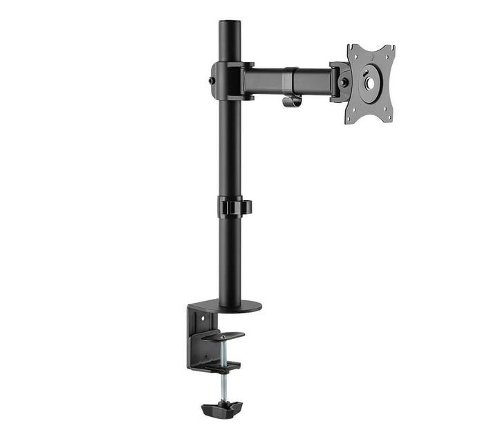 Space TV Adjustable Single Monitor Desktop Mount for 1327 Monitors Makro